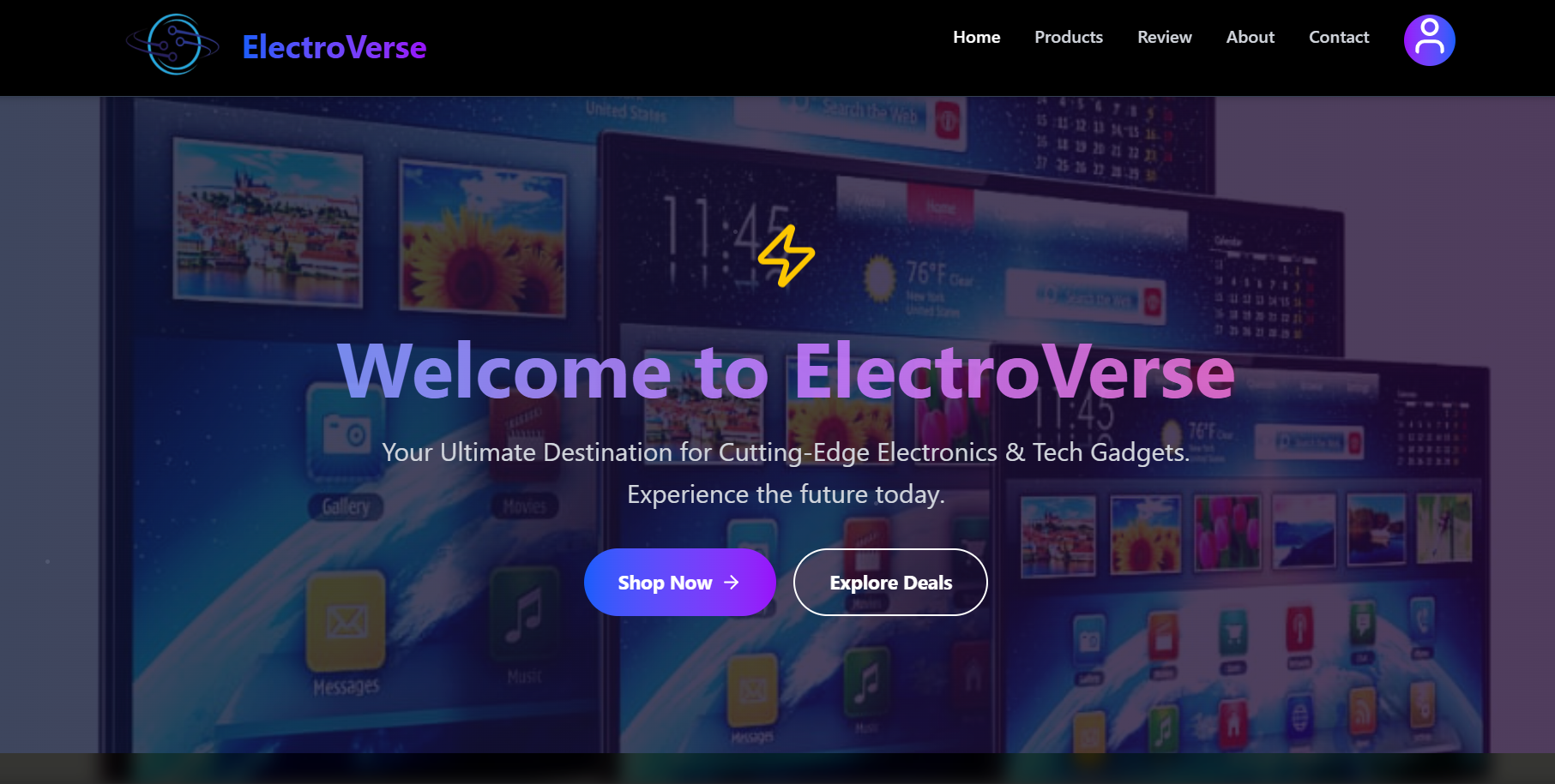 E-Commerce Electronic Website