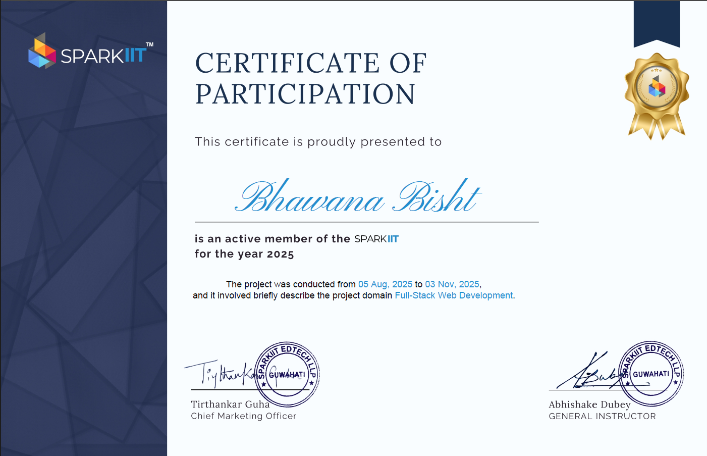 Full Stack web development