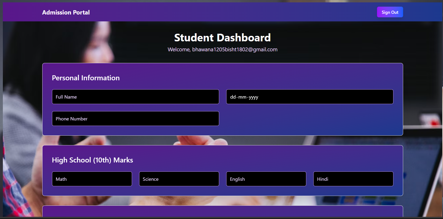 Student Counselling Website